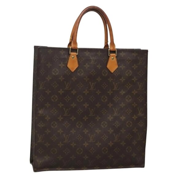 LOUIS VUITTON Monogram Sac Plat Hand Bag - Picture 1 of 16